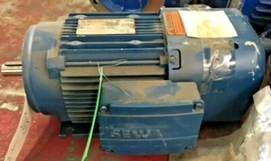 SEW AC Motor w/ Brake, TYPE# DRE90L4BE2HR/F1, 2 HP 1740 RPM, FR# 90L4B 230/460 V - Picture 1 of 4