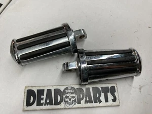 Harley chrome rubber platform popsicle footpegs footrest - Bild 1 von 5