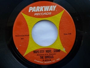 DOVELLS 45 'MOPE-ITTY MOPE STOMP' USA PARKWAY INSANE 1962 DOO WOP R&B SOUL MOD - Picture 1 of 2