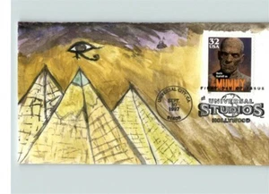 Boris Karloff as THE MUMMY, Hand Painted 1997 Universal Studios, Hollywood First - Picture 1 of 1