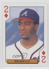 1994 US Playing Card Bicycle Atlanta Braves Box Set Ron Gant #2D