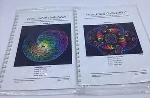 Lot Of 2 Cross Stitch Collectibles Fractal 45and 11 Cross Stitch Pattern - Picture 1 of 6