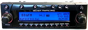 Becker Traffic Pro BE 4725 Autoradio CD Display Blau+GPS Antenne AG13+Einb.wrkzg - Bild 1 von 6