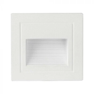 V-TAC VT-1129 Lampada segnapasso LED 5W applique da parete quadrato bianco IP65  - Immagine 1 di 4
