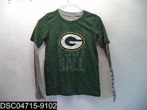 NWT: Size S(8) NFL Green Bay Packers Layered Long Sleeve Shirt - Picture 1 of 6