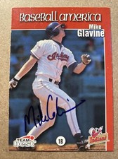 1999 Team Best Mike Glavine #46 - Atlanta Braves - Autographed Cards Kinston
