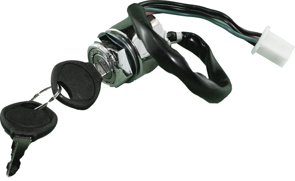 OUTSIDE UPGRADE SEALED IGNITION SWITCH4 WIRE MALE PLUG PART# 07-0505A NEW - Image 1 of 1