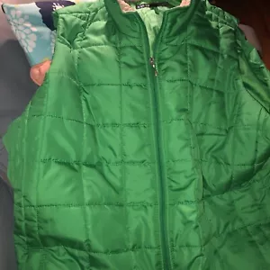2 IB Diffusion Adult Unisex Size 3X Vests-Green W/fleece & Blue - Picture 1 of 12