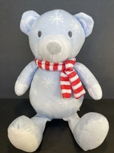 Manhattan Toy Co modello natalizio peluche orso blu freddo bianco fiocco di neve 317950GJ - Foto 1 di 8