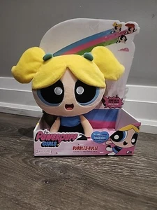 NIB Powerpuff Girls BUBBLES Talking Speak to Me SPIN MASTER Plush Doll Toy NEW - Picture 1 of 24