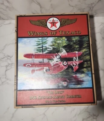 1936 Duck Texaco 1:32 Diecast Keystone Loening Commuter Airplane Bank open box - Image 1 of 4
