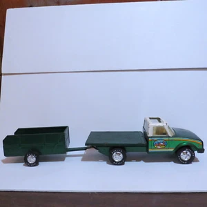 Nylint LUV Diesel Farm Set Stake Box Truck & 2 Wheel Trailer made USA NY-LUV-G - Picture 1 of 13