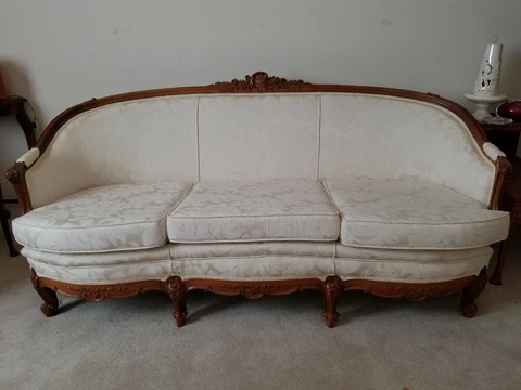 Antique couch & chair from an exclusive estate, circa 1930, pristine condition Cover
