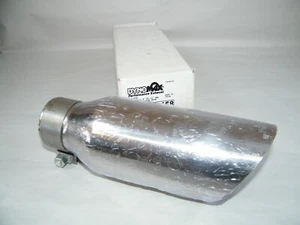 DYNOMAX 36458 PERFORMANCE EXHAUST SS TIP 30 DEGREE ANGLE TRIM - Picture 1 of 12