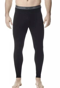 Mens 32 DEGREES Heat Base Thermal Pants Comfort Long LARGE 36-38 Black New - Picture 1 of 2