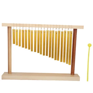 Carillones de barra de 20 tonos 20 barras campanadas de viento de una fila instrumento de percusión musical - Imagen 1 de 12