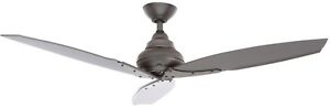 Natural Iron Ceiling Fan Florentine IV 56 in. Indoor Outdoor With Wall Control