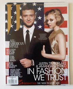 W MAGAZINE OCT 2011 JUSTIN TIMBERLAKE AMANDA SEYFRIED COVER CARINE ROITFELD - Picture 1 of 6
