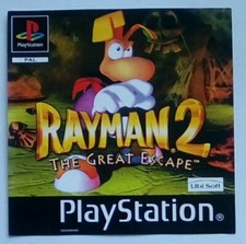 ***FRONT INLAY ONLY** Rayman 2 Great Escape Playstation One 1 PSOne PS1 PS PSX