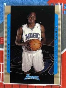 2004-05 Bowman Gold Dwight Howard RC Orlando Magic #129