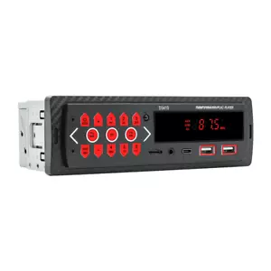 Single 1 Din Car Radio Bluetooth Stereo FM/USB/AUX Head Unit In-Dash MP3 Player - Picture 1 of 10