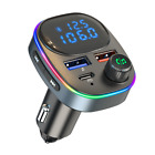 Kabelloser Bluetooth 5.0 Auto FM Transmitter MP3 Player Radio 2 USB Ladegerät Adapter
