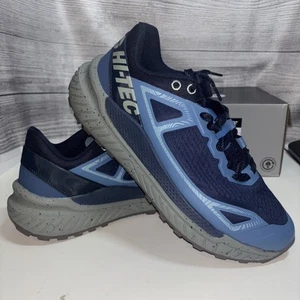 Hi-TEC Men’s Shoes Size 11 Black Iris Blue Seagrass – Item# 1852822 New w/Box!! - Picture 1 of 11
