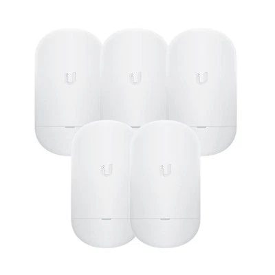 UBIQUITI NanoStation 5AC Loco 13 dBi Outdoor airMAXu00ae CPE, 5 pack (NS-5ACL-5) - Image 1 of 4