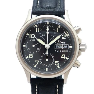 SINN Flieger Chronograph 356 38mm Day-Date Small Seconds Men's Automatic #U409 - Picture 1 of 10