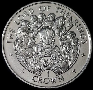 Isle of Man Crown 2003 Elizabeth II Lord of the Rings Coin WCA A388 - Picture 1 of 3