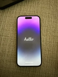 iPhone 14 Pro Max 256GB PURPLE USED (AT&T) PHONE/CAMERA WORK - Photo 1 sur 10