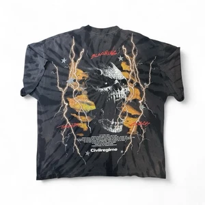 Camiseta Civilregime Talla XL Blooming Through Chaos Negra tie-dye - Imagen 1 de 4
