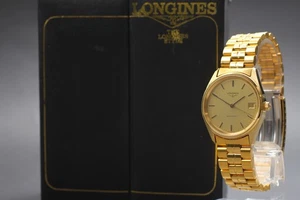 [Casi COMO NUEVO con Estuche] Reloj Longines 620 1663 33 mm esfera dorada fecha automático para hombre - Imagen 1 de 12