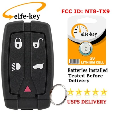Llavero remoto Prox de 5 botones NT8-TX9 para Land Rover LR2 2008 2009 2010 2011 2012 Foto 1 de 4