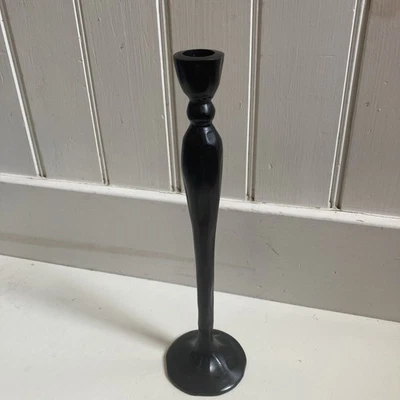 Candelabros cónicos Pottery Barn candelabros metal bronce acabado Alba Foto 1 de 4