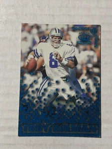 Pacific Triple Folders 1995 #RS-7 Troy Aikman Rookies and Stars azul - Imagen 1 de 2