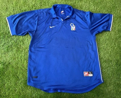 VINTAGE Italy National Team 1996 1997 Home Football Shirt Jersey Nike - Size XL - Image 1 of 4
