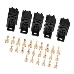 5 Stück 60AMP Micro 5pin-Relais-Platinen-Montierungsbuchse Für 25 - Picture 1 of 6