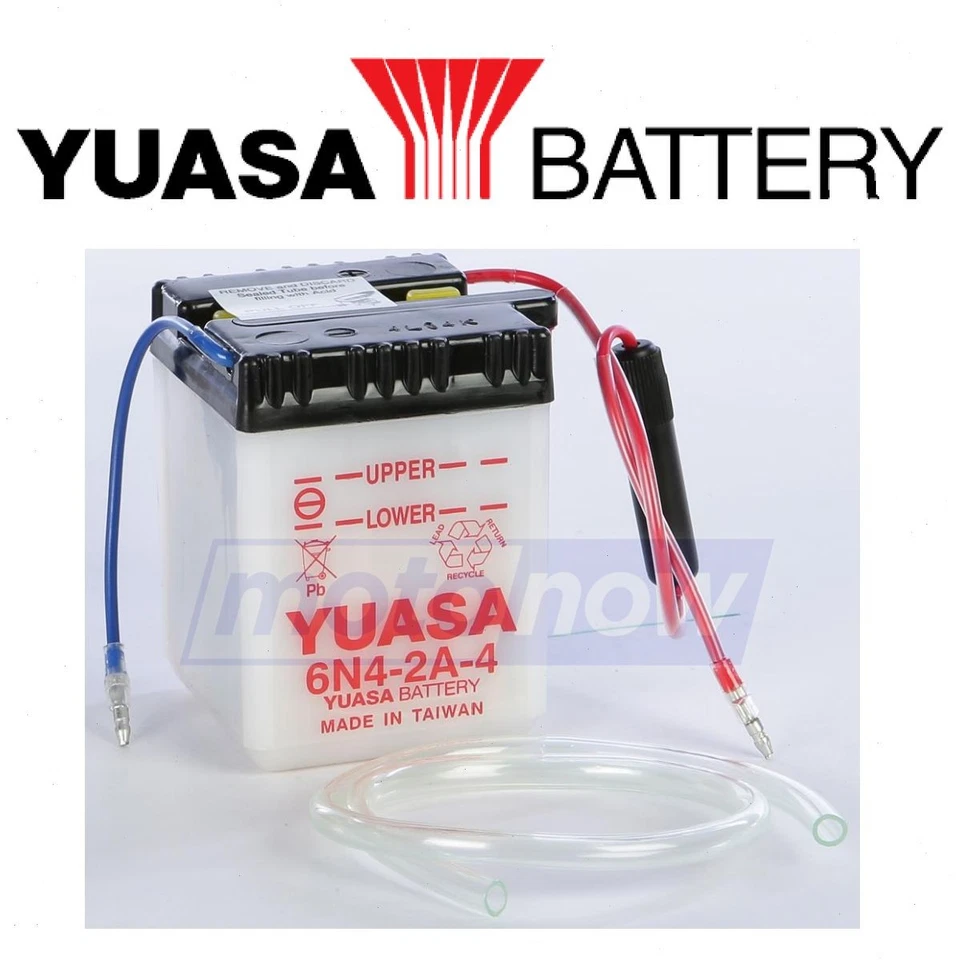 Yuasa Conventional 6V Battery for 1978-1981 Honda XL250S - Electrical tn - Imagem 1 de 4