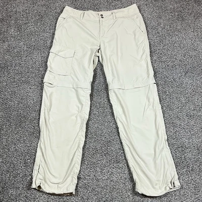 Pantalones Columbia para mujer 10 cortos tostados PFG cargo convertibles cremallera recta tobillo Foto 1 de 4