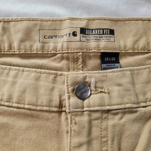 Carhartt Rugged Flex Relaxed Fit Canvas Arbeitshose Herren 38x30 hellbraun BN2291-M - Bild 1 von 7