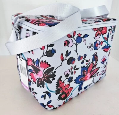 Fiambrera Vera Bradley Stay Cooler Vinyard Floral Cremallera Top ~ Venta al por menor $55. Foto 1 de 4