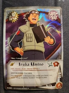 Iruka Umino - PR-008R - 1st Edition FOIL Promo Cards NM - Naruto CCG RARE FOIL - Picture 1 of 3