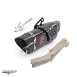 Silenciador deflector de carbono tubo de escape medio de titanio deslizable para CF Moto NK800 800NK - Imagen 1 de 10