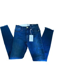 Frame Le High Skinny High-Rise Skinny Fit Neu mit Etikett dunkle Waschung - Bild 1 von 6