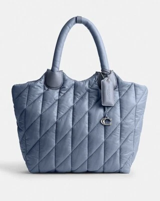 COACH Iris Tote Slate Blue NEW with Tags $295 - Изображение 1 из 4