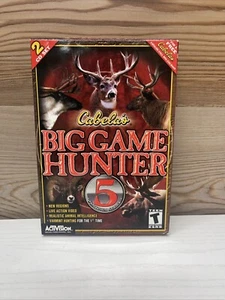 Cabela's Big Game Hunter 5 Activision PC Windows Video Game 2 CD Set - Picture 1 of 8