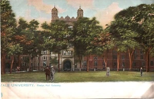 Postcard View of Yale University Phelps Hall Gateway Tuck Unposted Undivided - Picture 1 of 2