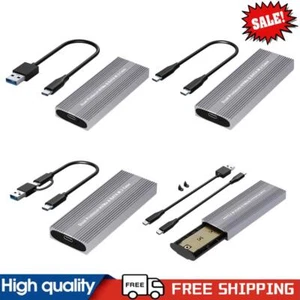 USB3.2 To M.2 NVME SSD Case 10Gbps PCIe 6Gbps SATA External SSD Case Enclosure ~ - Afbeelding 1 van 16