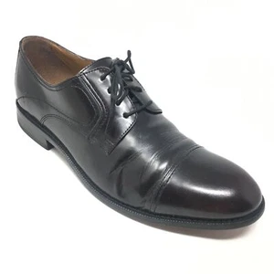 Zapatos de vestir Oxford Bostonian Calhoun para hombre talla 11,5 M cuero borgoña U4 - Imagen 1 de 10